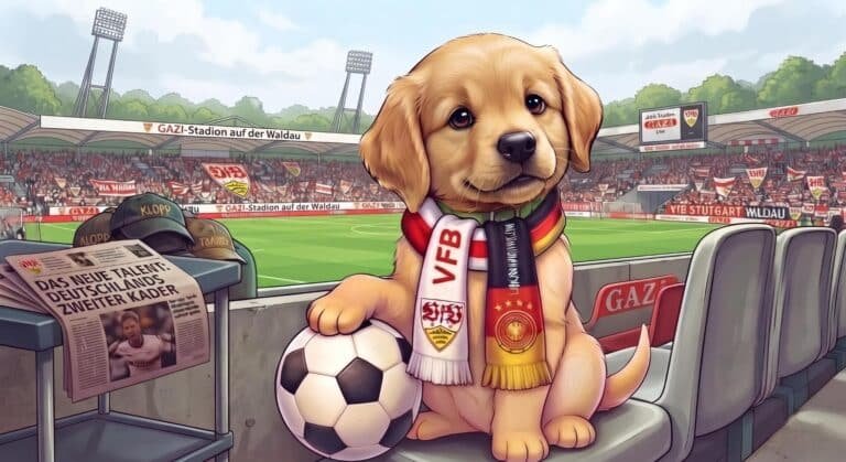 Nala schaut Fussball